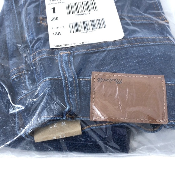 Madewell Road Trip Denim Jeggings Blue Denim Jean Stretchy Pants Jansen Wash 23 - Picture 5 of 5